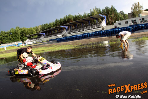 Report Rotax Max Euro Challenge race 3 Sosnova; Wet en wild in Tsjechië